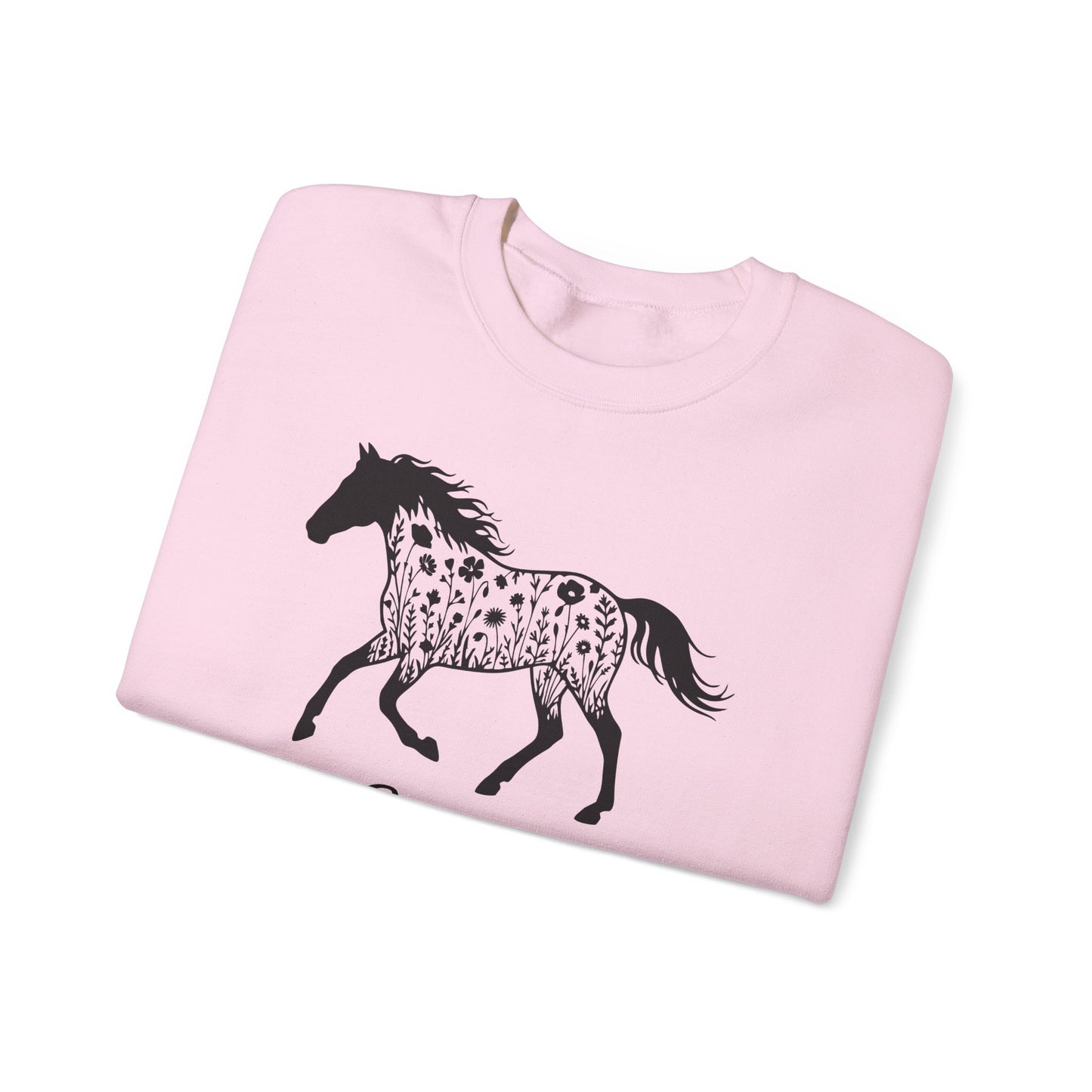 Personalized Floral Horse