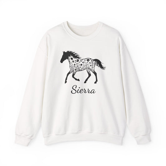 Personalized Floral Horse