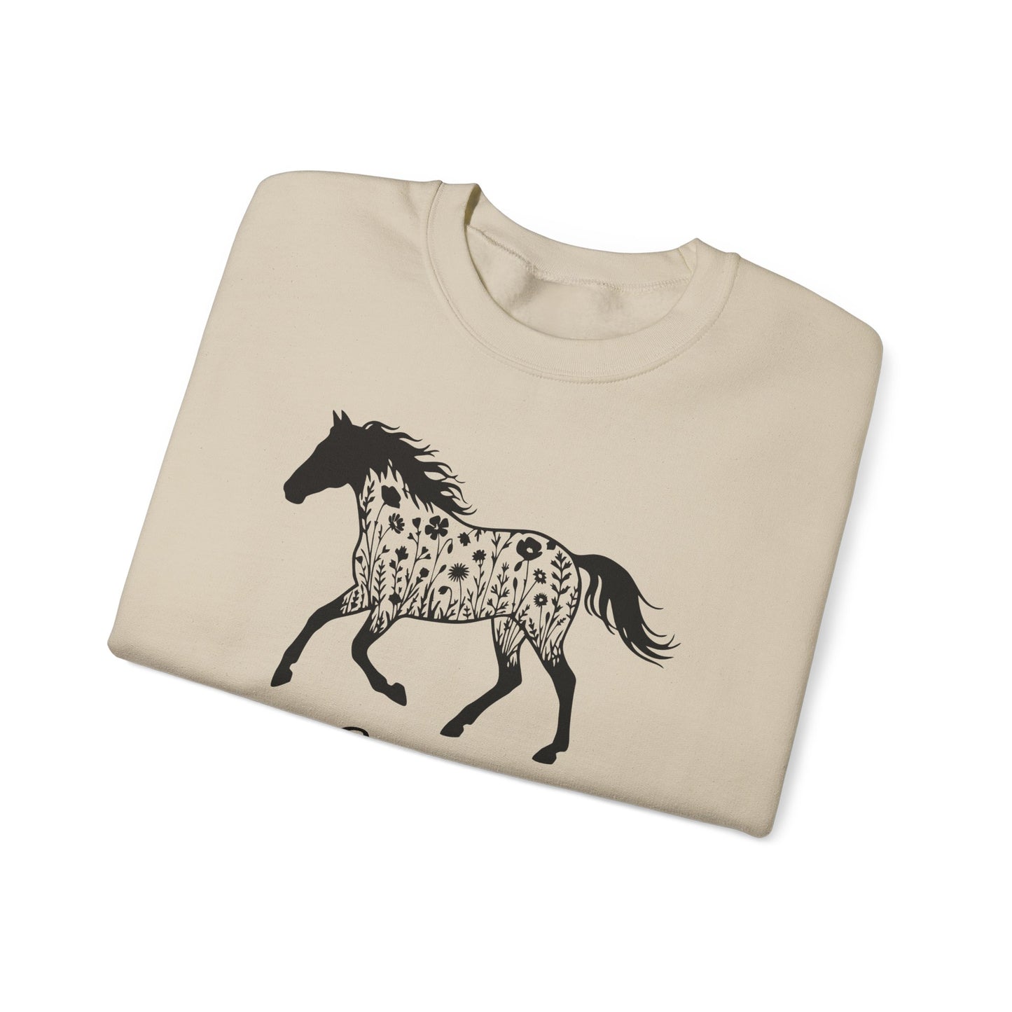 Personalized Floral Horse